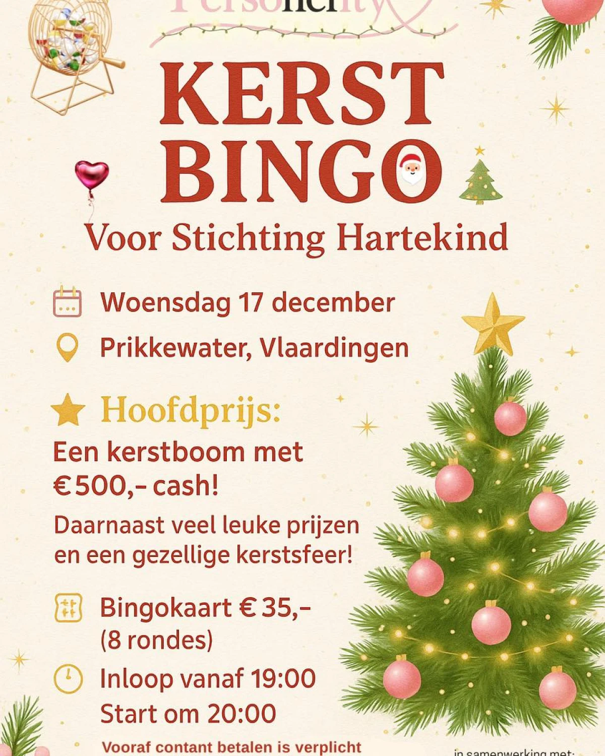 Personelity kerst Bingo