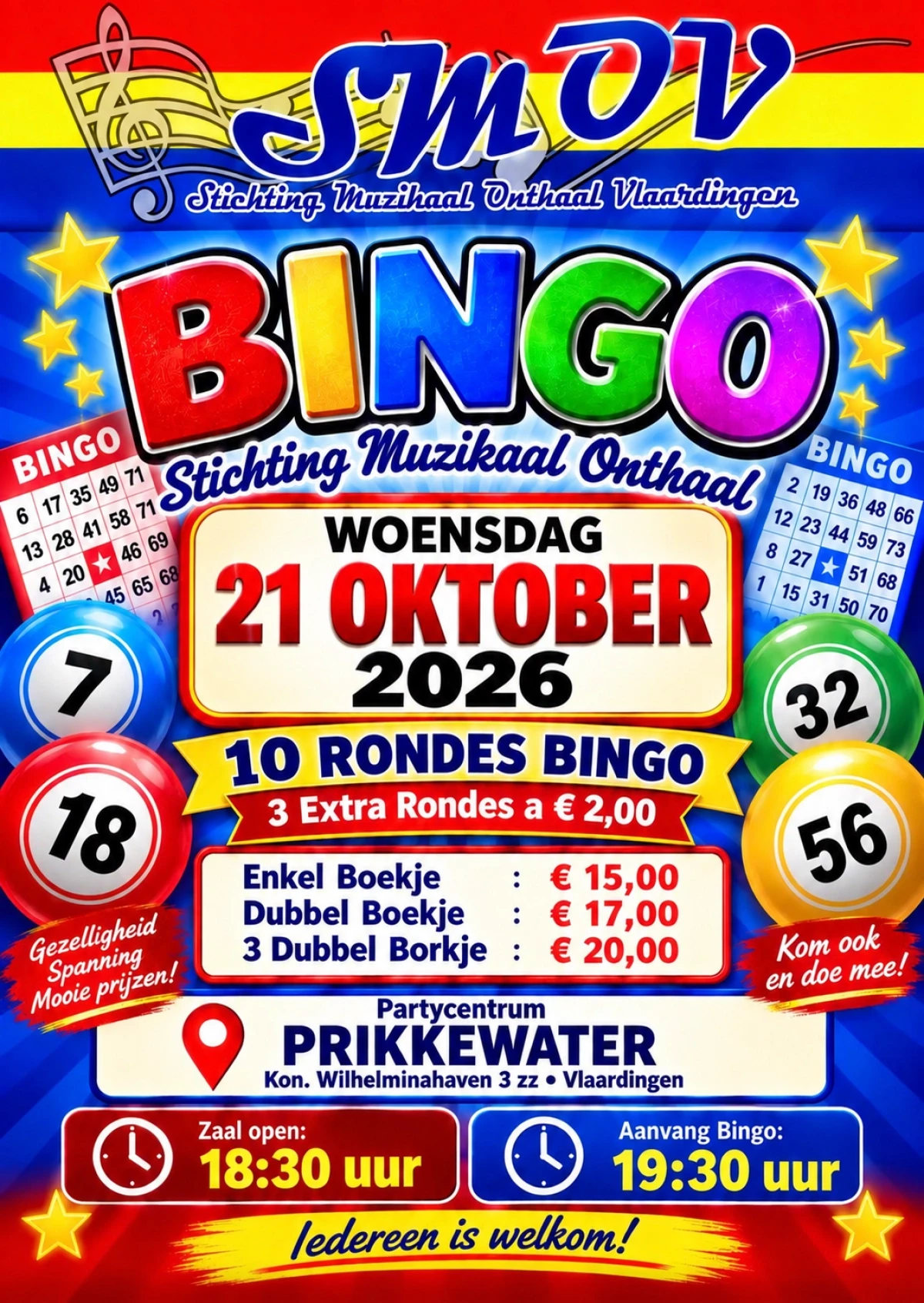 Muzikaal Onthaal Bingo