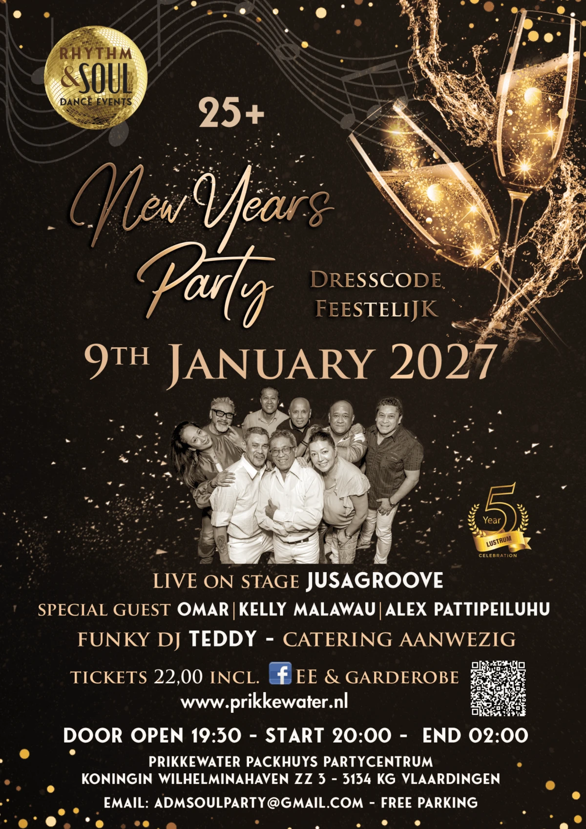 Rhythm & Soul Dance Event New Years Party