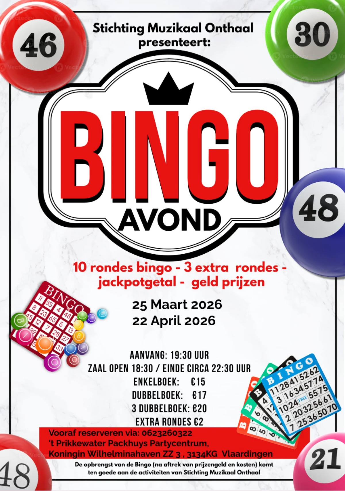 muzikaal onthaal bingo